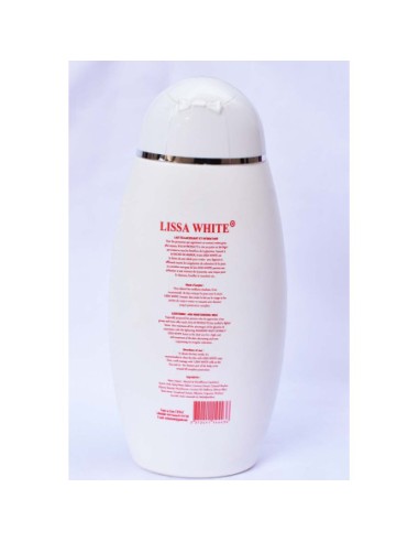 Lissa White lait éclaircissant et hydratant aux...