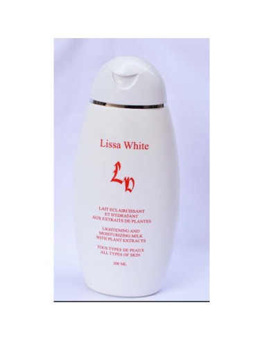 Lissa White lait éclaircissant et hydratant aux...