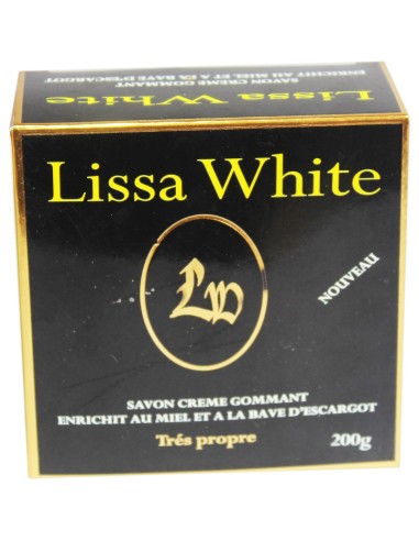 Lissa White Savon crème gommant enrichit au...