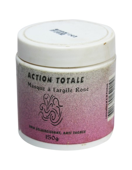 Action totale Masque à l'argile rose soin éclaircissant anti tâche 150g