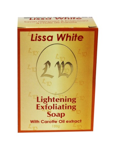 Lissa White savon gommant et éclaircessant à...