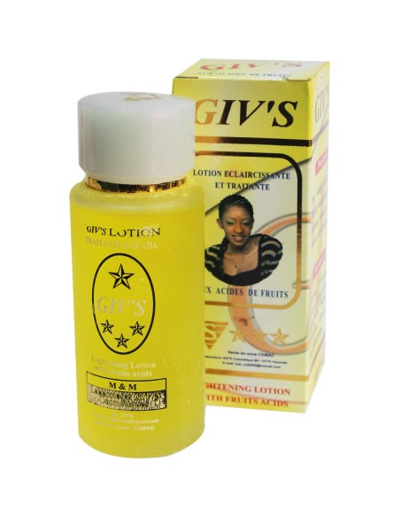 GIV'S lotion éclaircissante et traitante aux acides de fruits